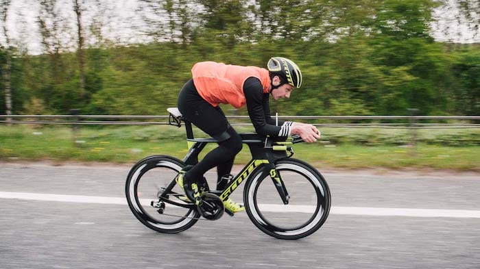 Alistair Brownlee on the SCOTT Plasma TT/Tri bike