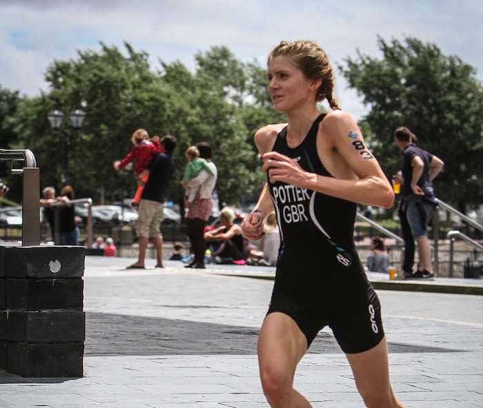 Beth Potter Cardiff Triathlon