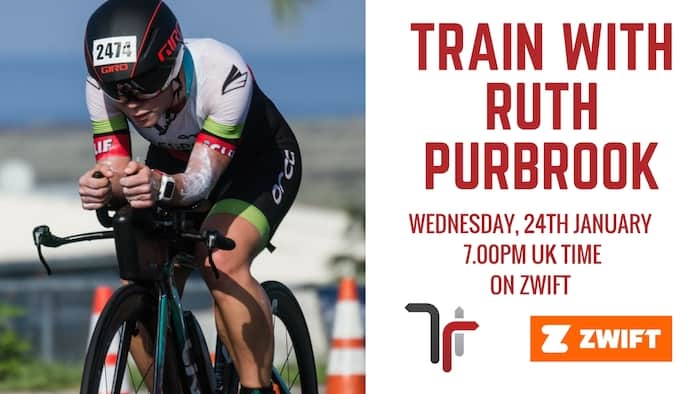 Ruth Purbrook Tri247 Winter Series on Zwift