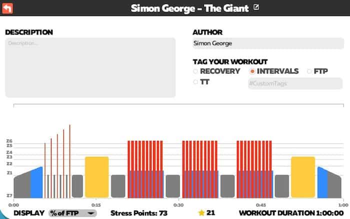 TRI247 Workout Series Zwift Simon George The Giant