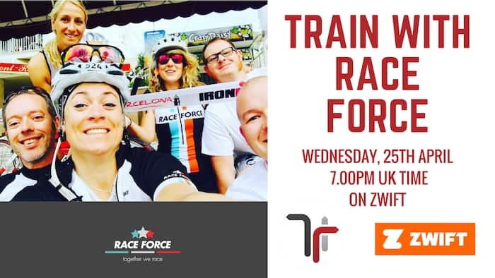 Race Force Zwift Chaingang TRI247 Workout Series