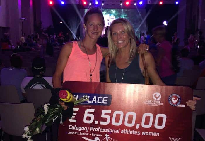 Emma Pallant with coach Michelle Dillon