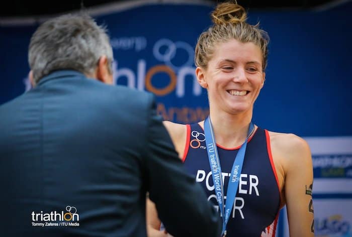 Beth Potter Antwerp ITU Triathlon World Cup 2018