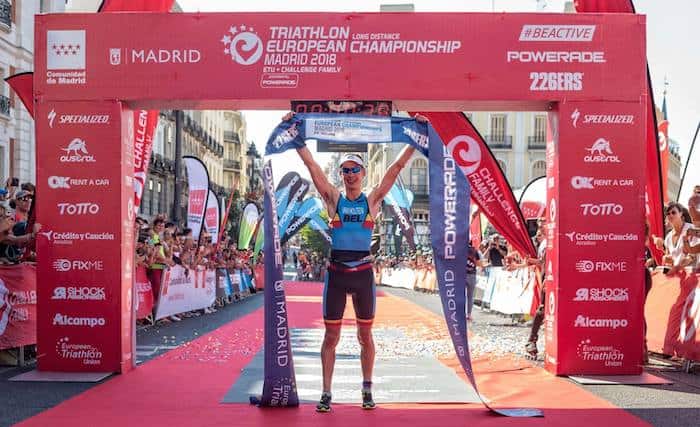 Challenge Madrid 2018 ETU Long Distance Triathlon European Championships Timothy Van Houtem