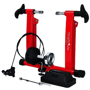 Turbo Trainer with wheel riser and skewer - Zwift on a budget