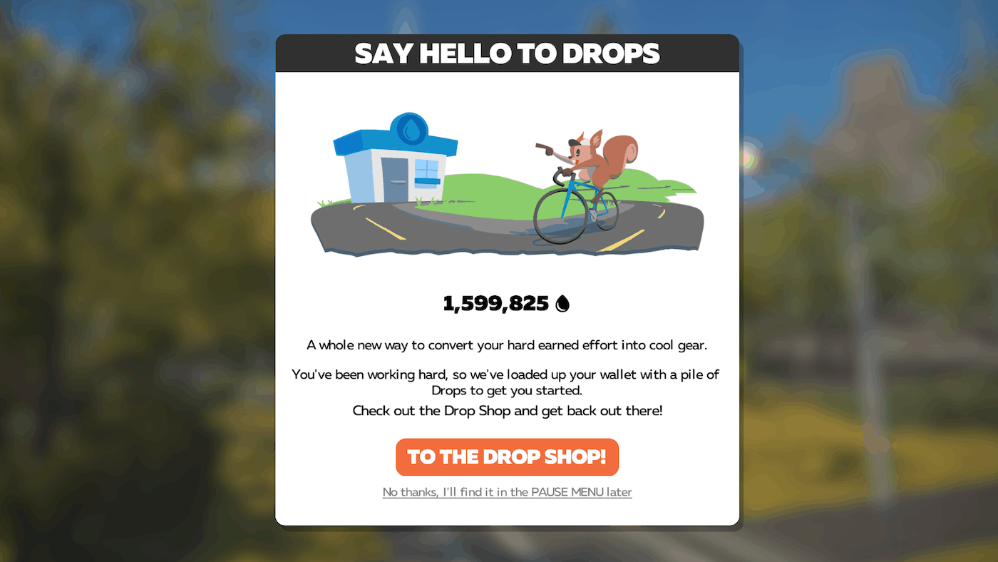 Zwift Drop Shop