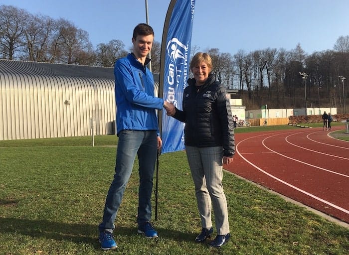 Craig Coull (You Can Sport) and Jane Moncrieff (Triathlon Scotland)