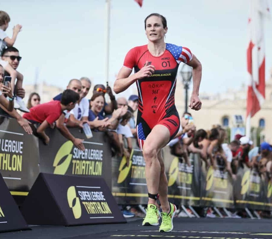 VALLETTA, MALTA - OCTOBER 19, 2019: in the Womens Group B Semi Final Race during Super League Triathlon Malta on October 19, 2019 in Valletta, Malta. (Photo by Tom Shaw/Superleague Triathlon)