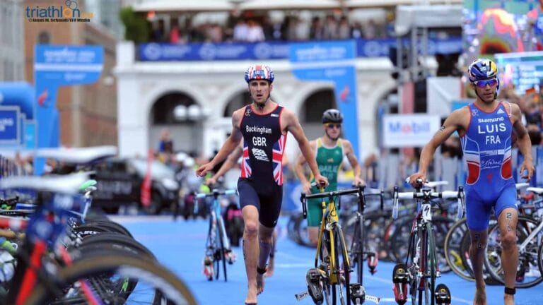 Mark Buckingham ITU Mixed Relay Triathlon World Championships Hamburg 2015