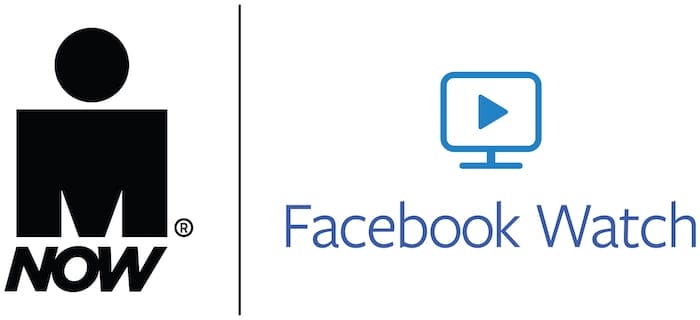 IRONMAN Now / Facebook Watch logo