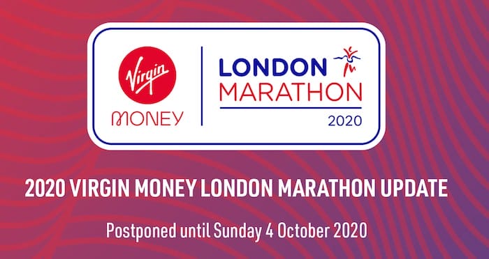 Virgin London Marathon 2020 postponed