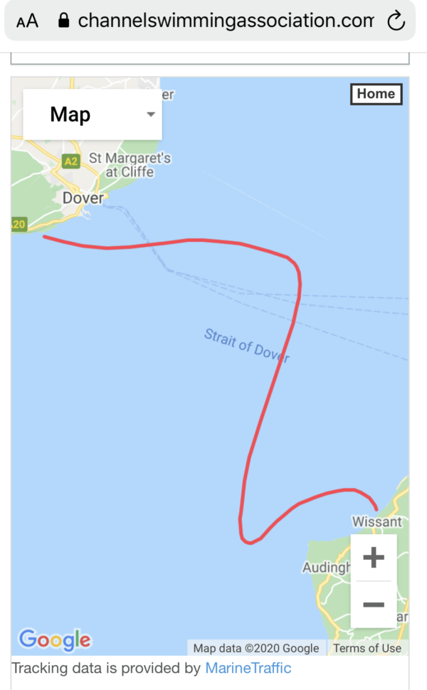 Robbie MacNab - Channel Swim