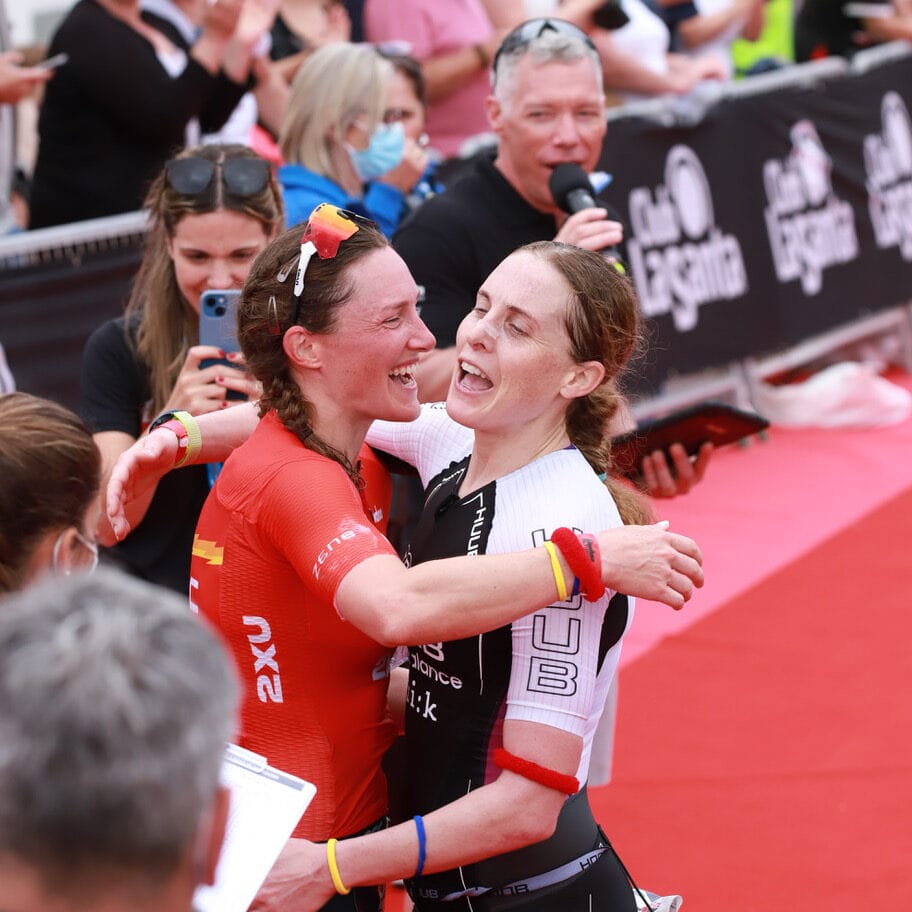 Kat Matthews and Jess Learmonth IRONMAN 70.3 Lanzarote 2022