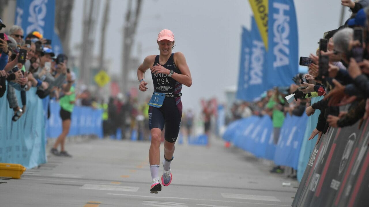 IRONMAN 70.3 Oceanside 2022: Taylor Knibb winning