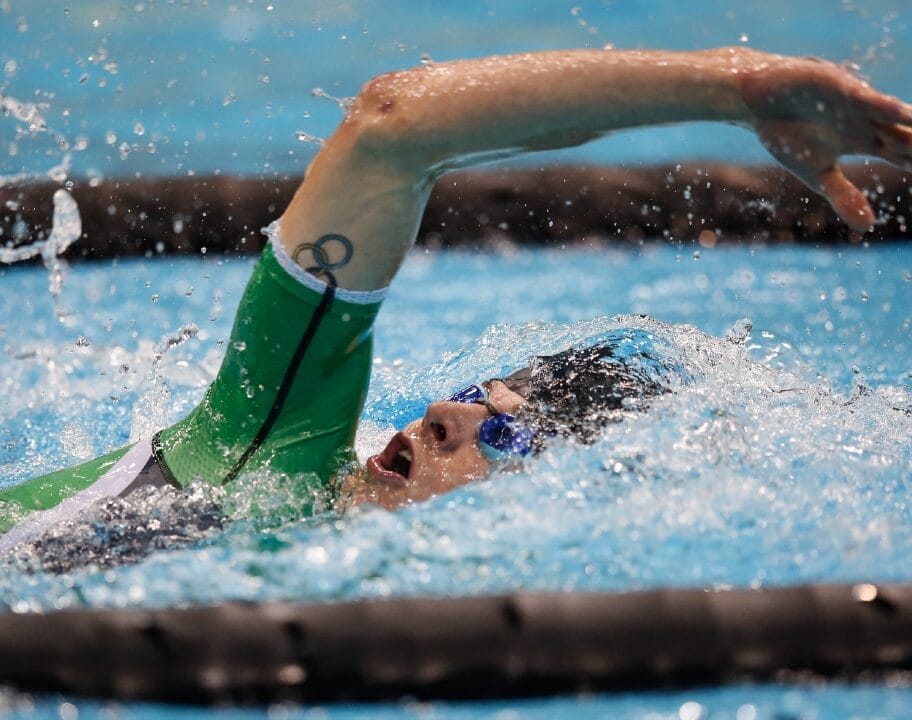 Marten Van Riel at Arena Games London 2021 (copyright Super League Triathlon)