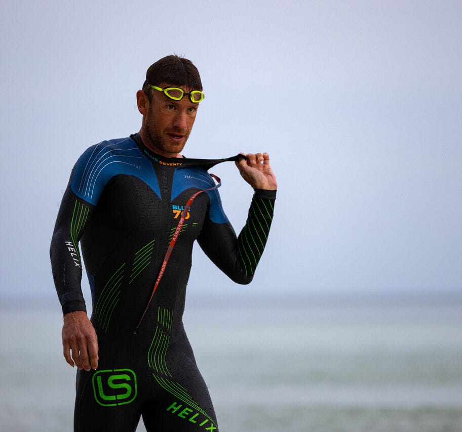 Lionel Sanders / Blue Seventy wetsuit