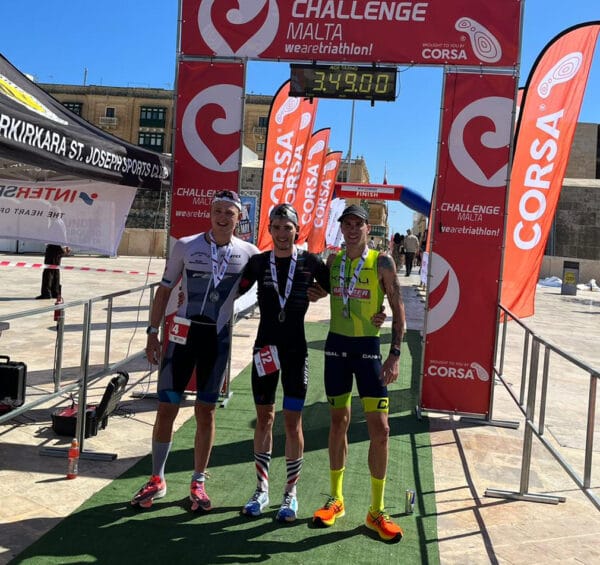 Challenge Malta 2022 podium men