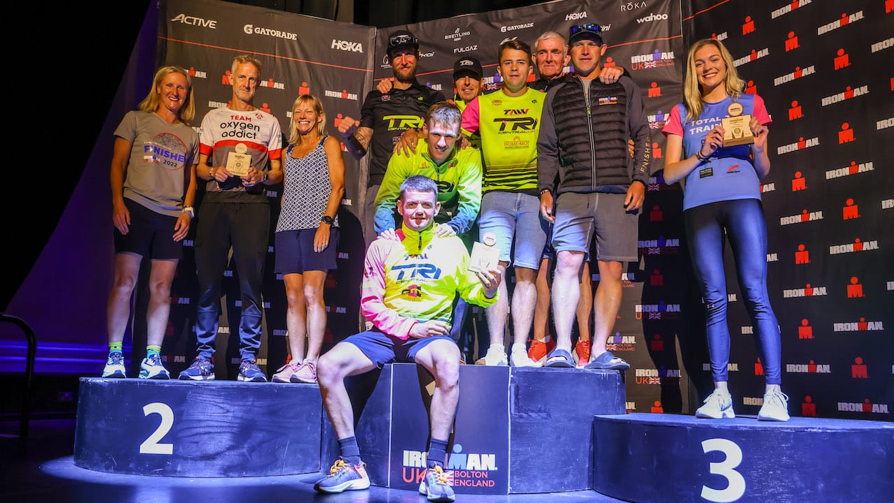 IRONMAN UK 2022 Age-Group presentations - Photo Credit: Huw Fairclough for IRONMAN
