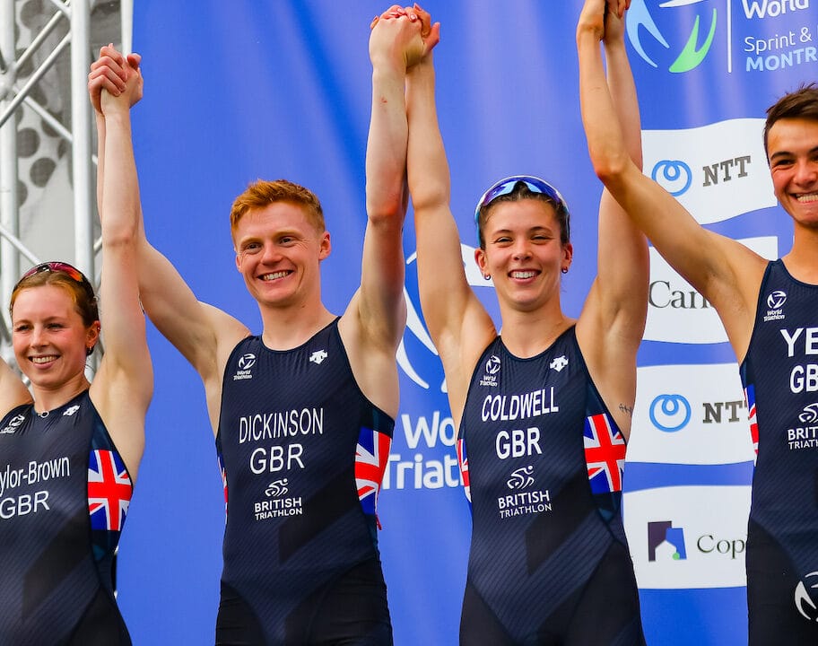 Georgia Taylor-Brown, Sam Dickinson, Sophie Coldwell, Alex Yee, Mixed Relay World Championship 2022 Montreal