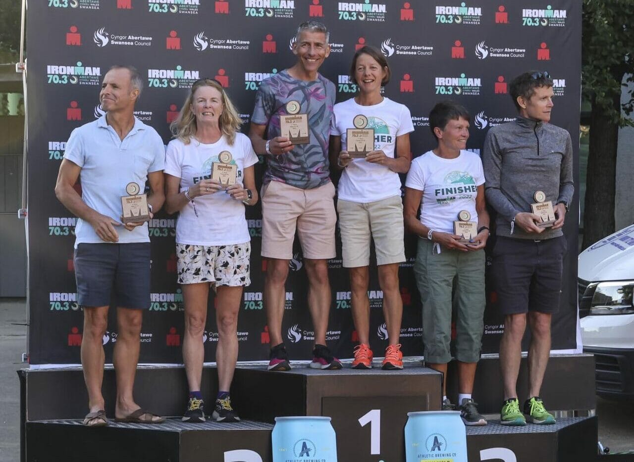 IRONMAN 70.3 Swansea 2022 Age-Group presentations - Photo Credit: Huw Fairclough for IRONMAN