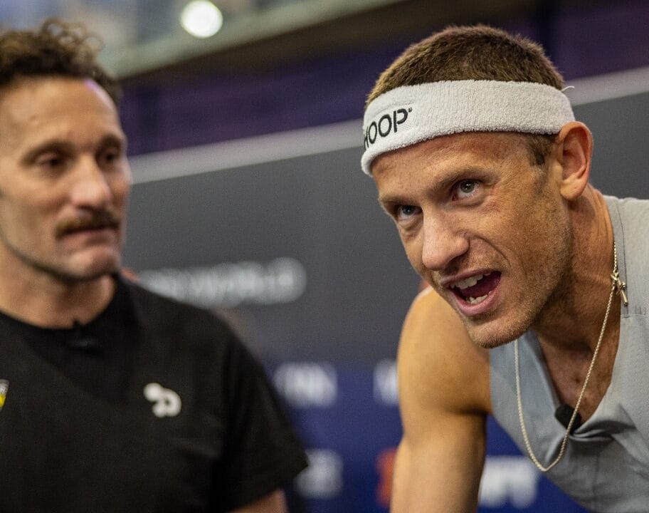 Lionel Sanders Arena Games Montreal warm up