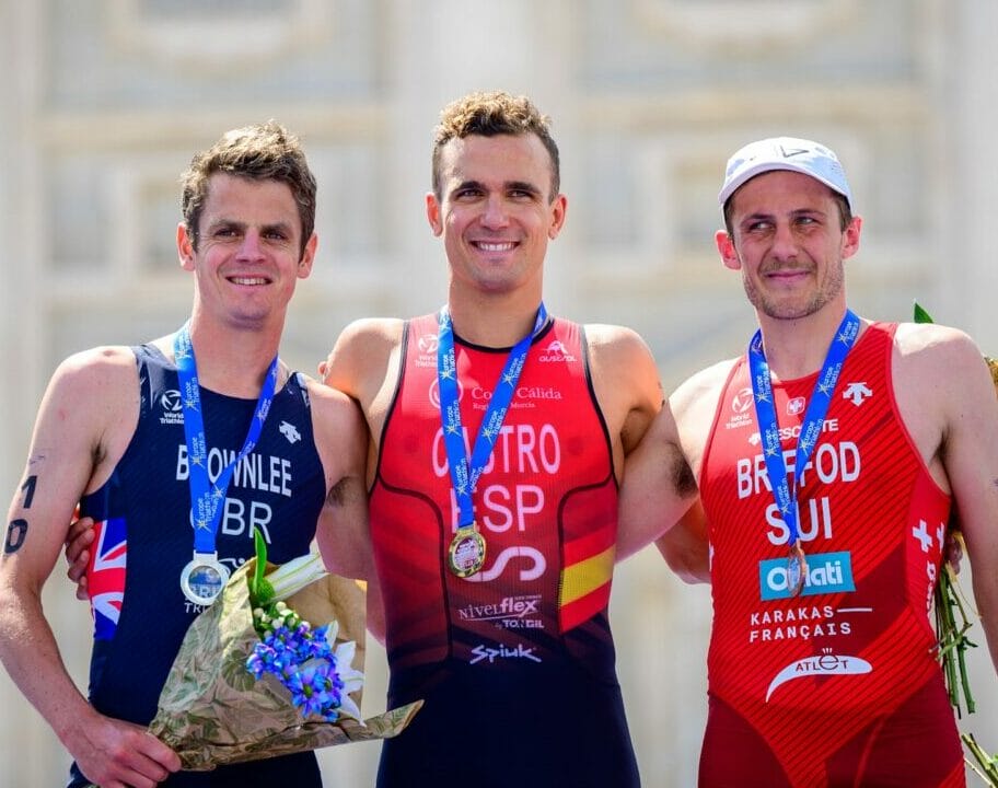 Europe Triathlon Championships 2023 - David Castro Fajardo, Jonathan Brownlee, Adrien Briffod