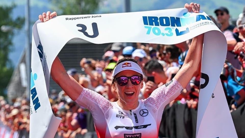 Daniela Ryf wins IRONMAN 70.3 Switzerland