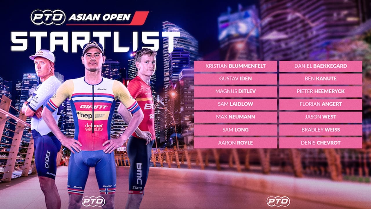 PTO Asian Open 2023 start list graphic