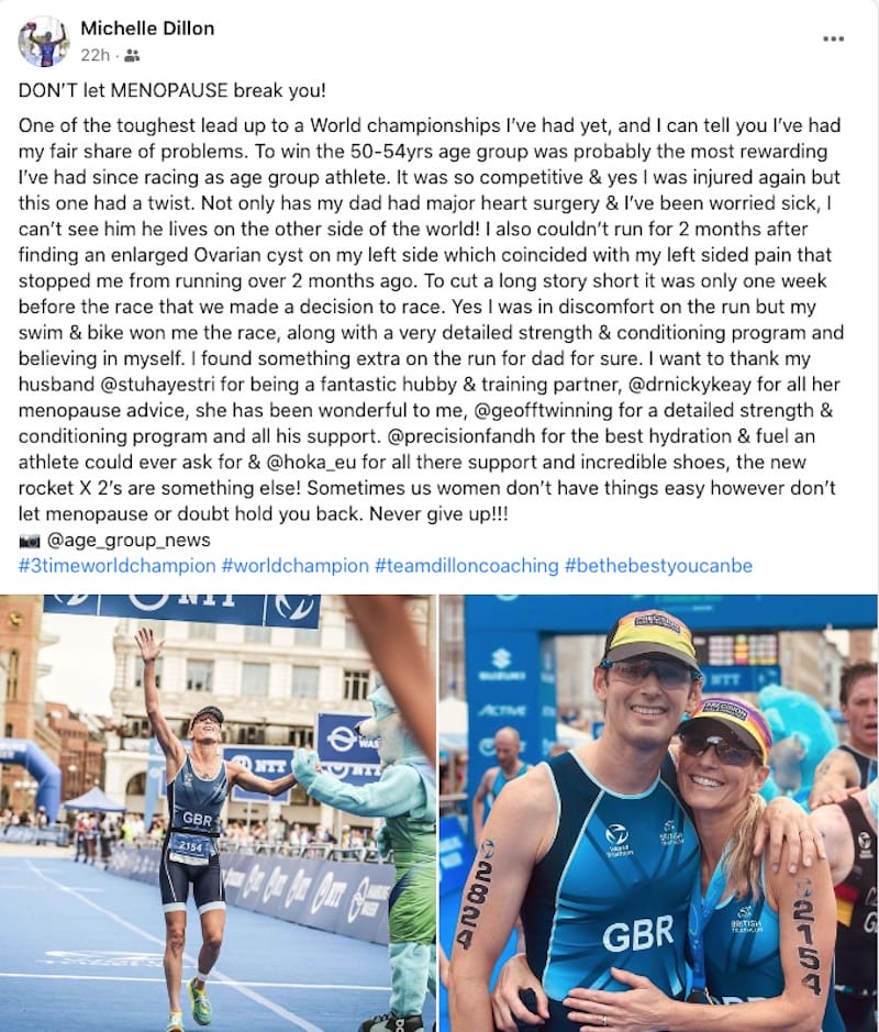 Michelle Dillon Hamburg reaction