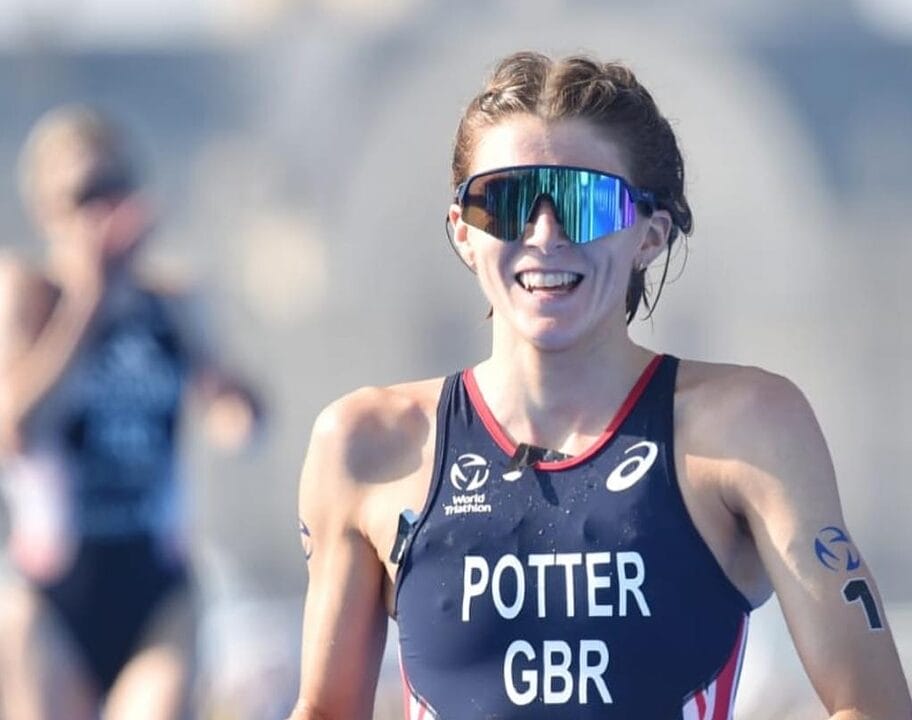 Beth Potter wins Paris Test Event 2023 [Photo credit: World Triathlon]