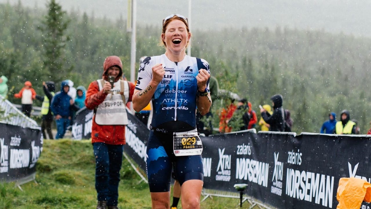 Flora Colledge Norseman Triathlon 2023 Finish