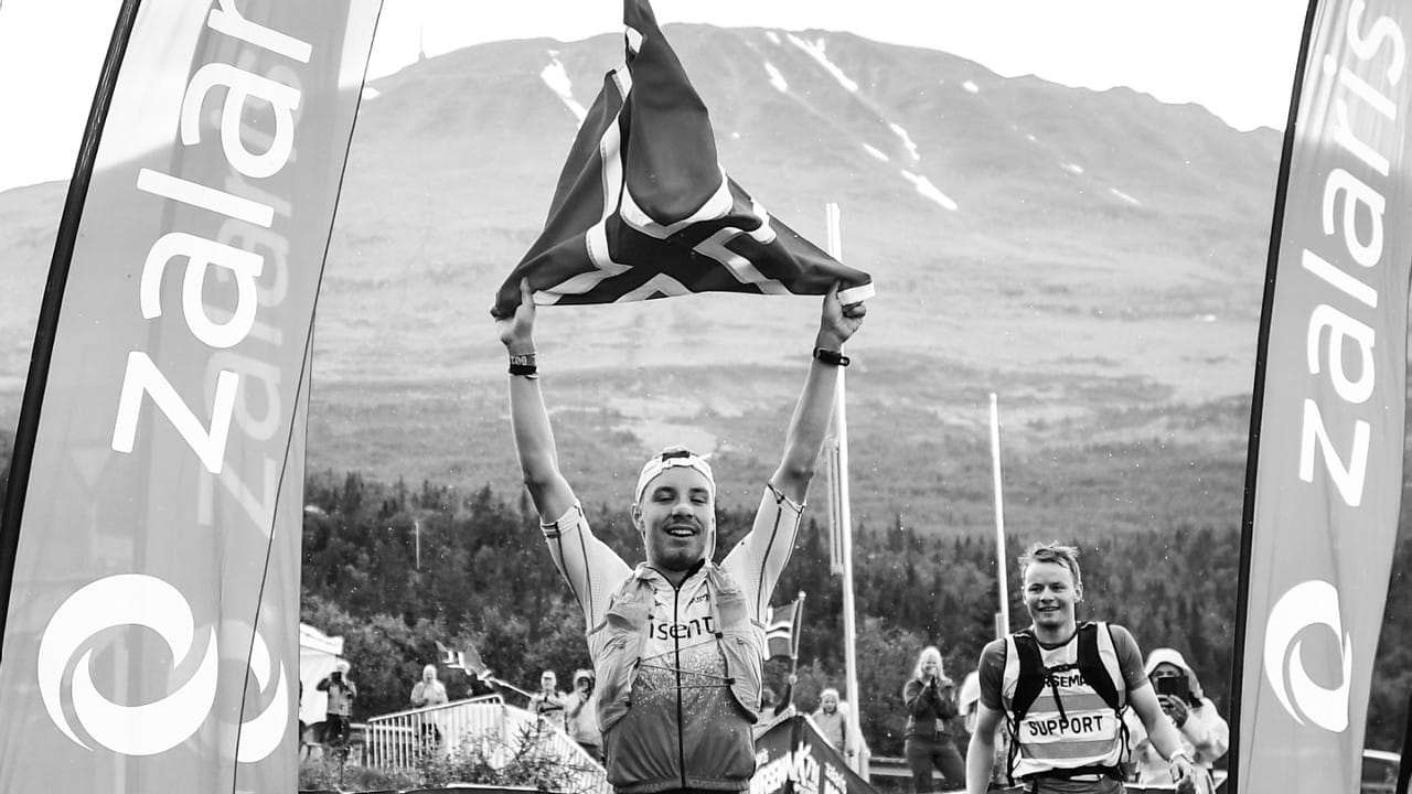 Jon Breivold of Norway wins the 2023 Norseman Triathlon (Alexander Koerner/NXTRI).