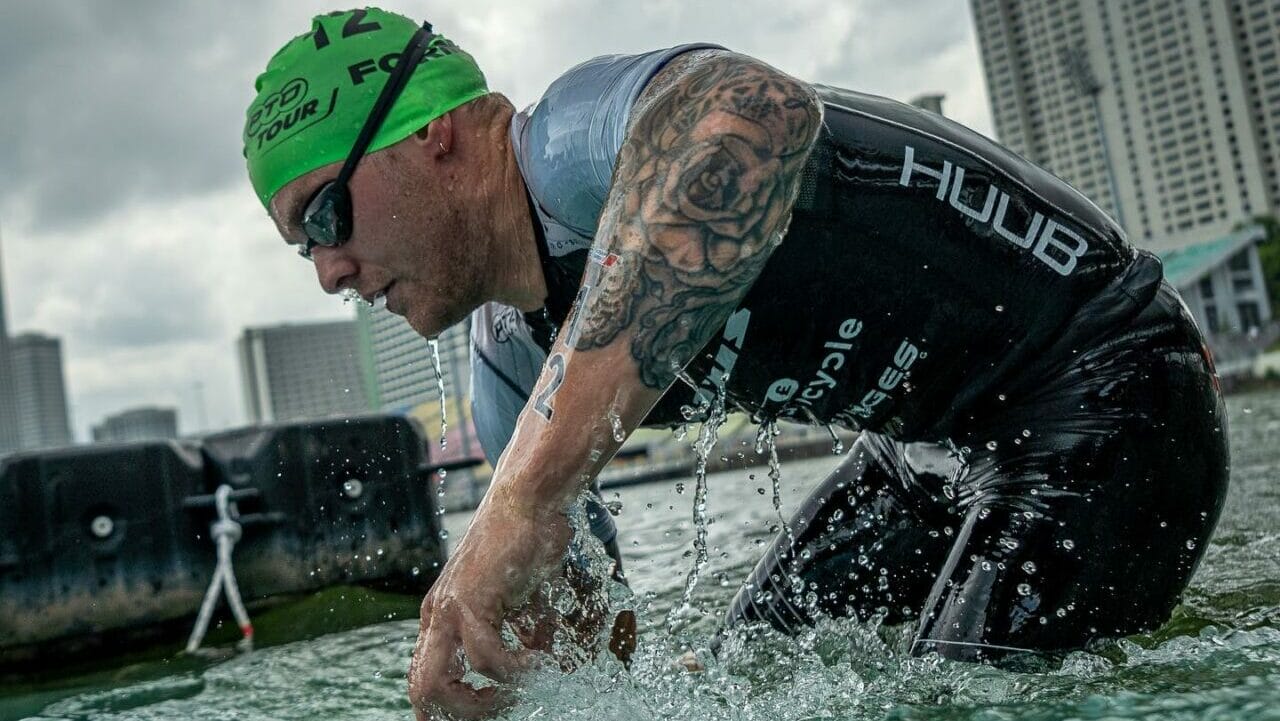 Tom Bishop PTO Asian Open 2023 swim exit