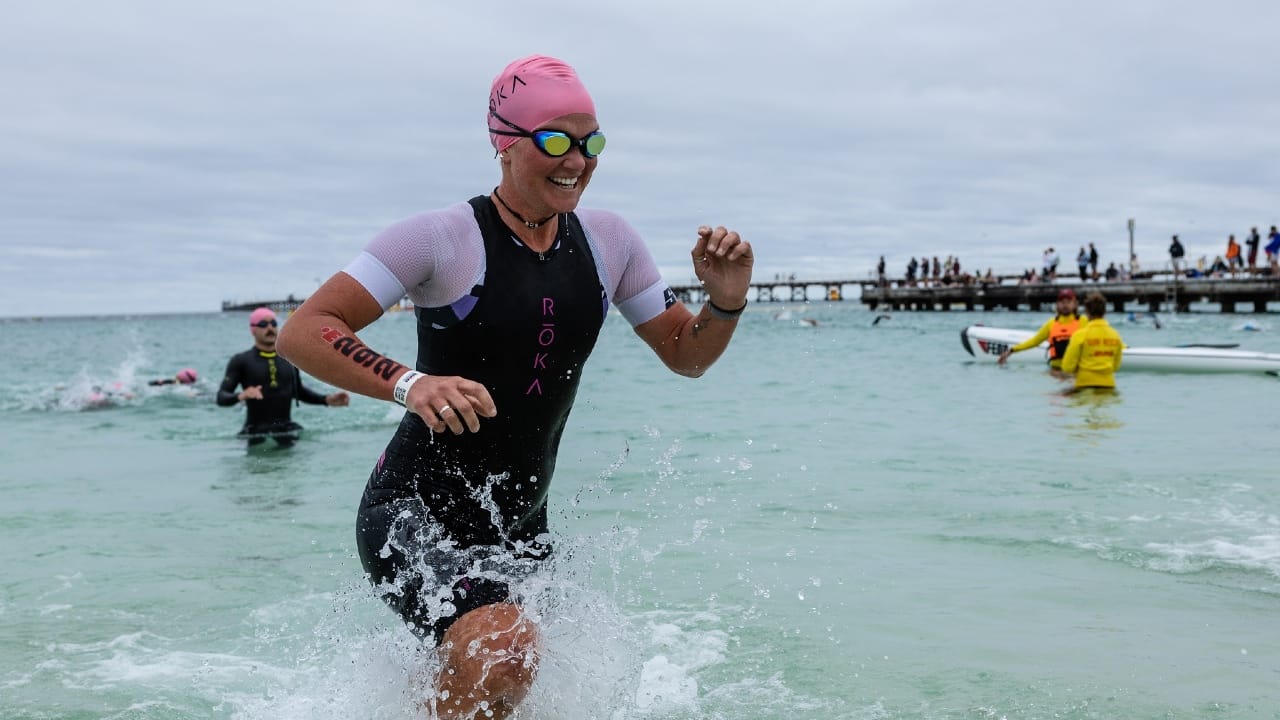 Lucy Bartholomew qualified for the 2023 VinFast IRONMAN World Championship at December's GWM IRONMAN Western Australia [Photo credit: Korupt Vision for IRONMAN]