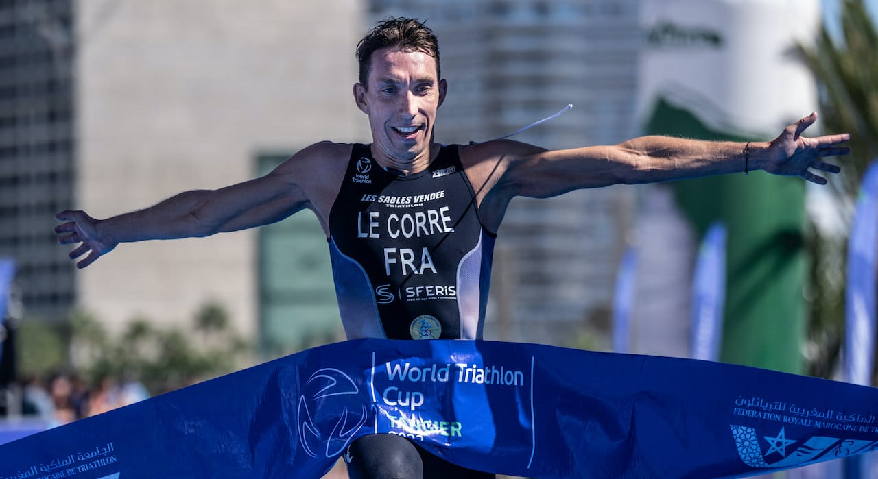 World Triathlon Cup Tangier 2023 Pierre Le Corre