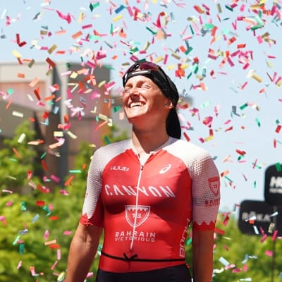 Kat-Matthews-ticker-tape-IRONMAN-Texas-2023 (1) Kat Matthews