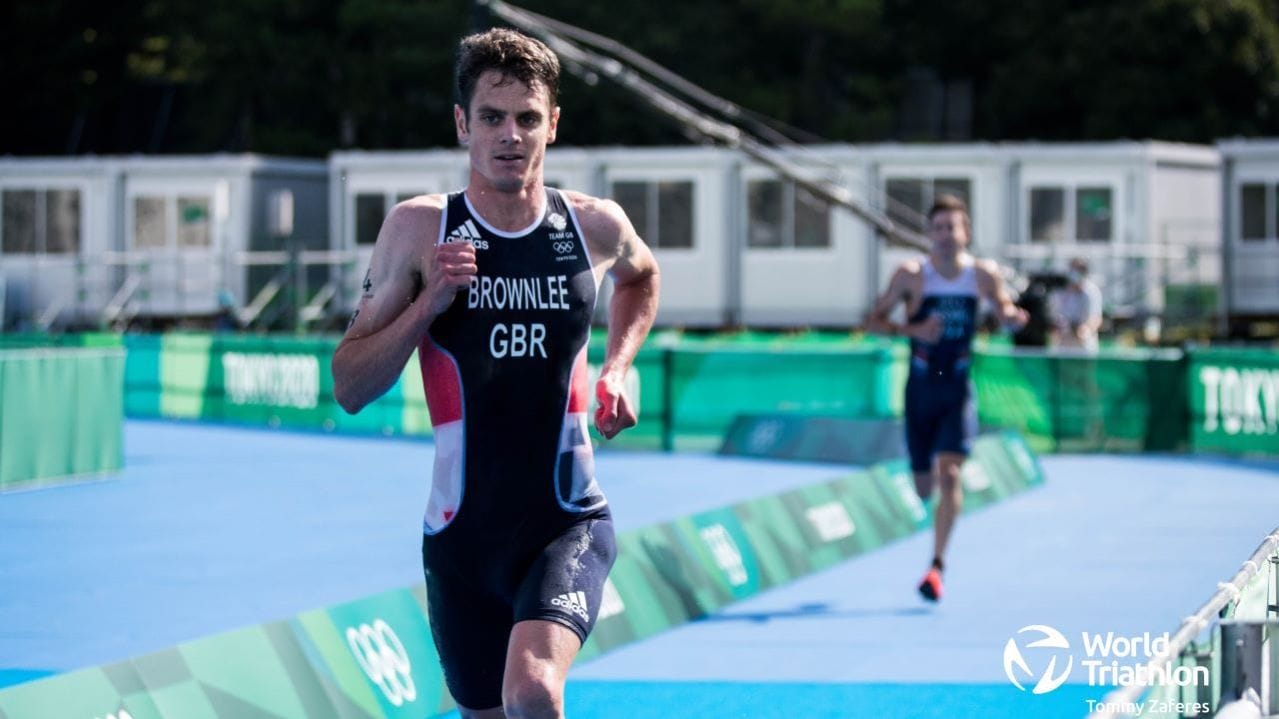 Jonny Brownlee Tokyo 2020 Mixed Team Relay run leg