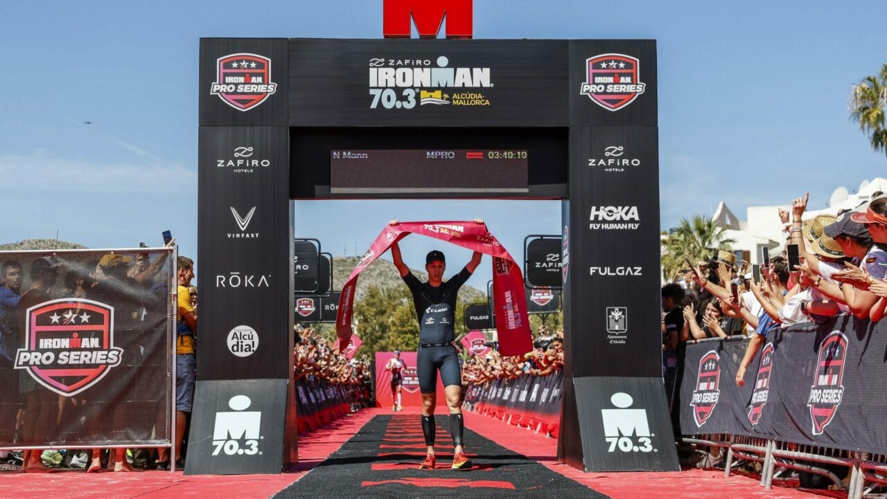 Nicolas Mann (GER) wins IRONMAN 70.3 Alcudia-Mallorca.