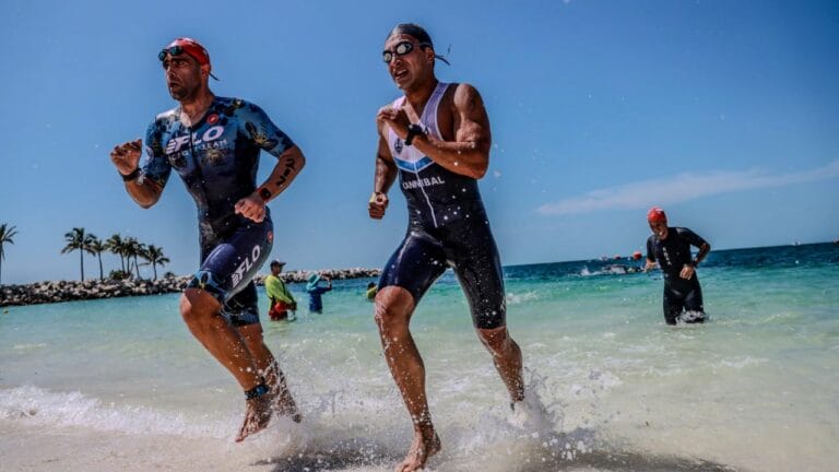 IM Campeche Swim exit