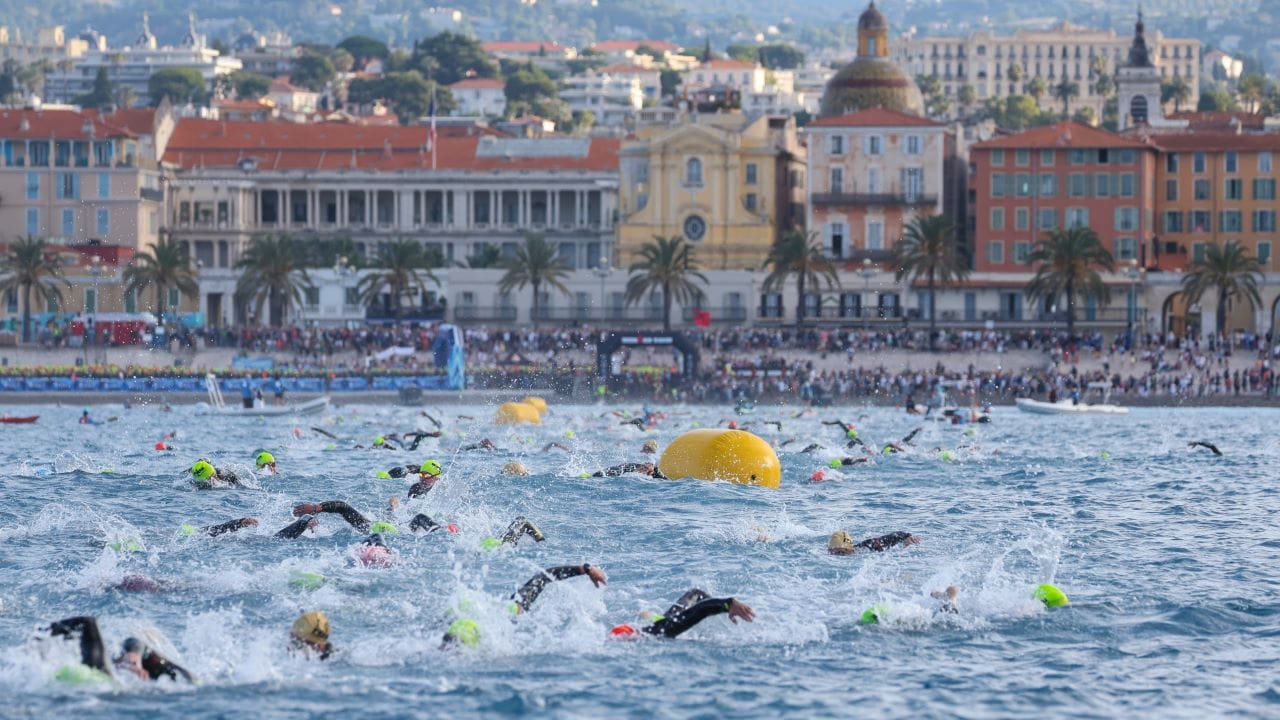 IRONMAN France 2024 swim course