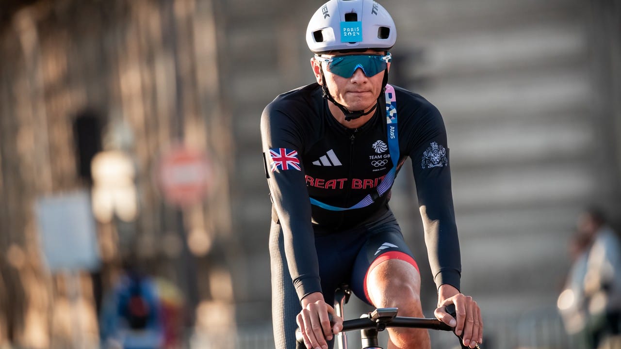 Alex Yee Bike Familarisation Olympic Games Triathlon Paris 2024