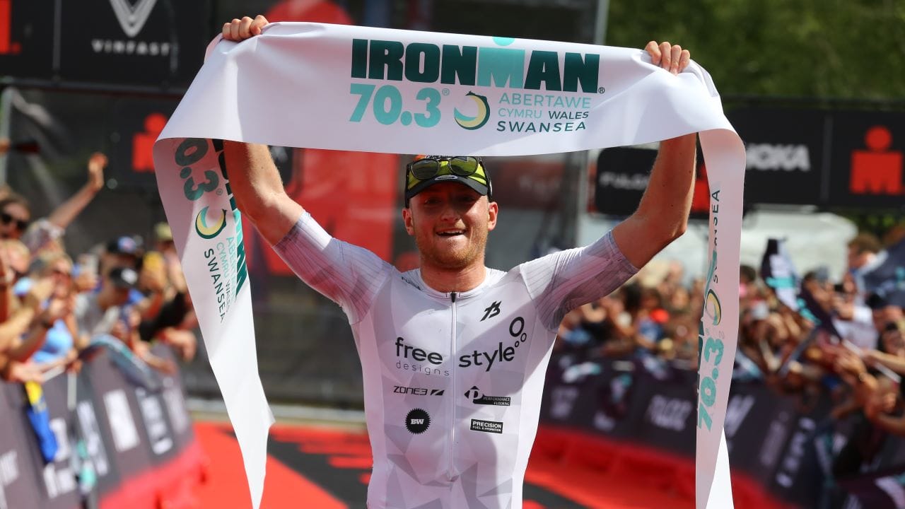 IRONMAN 70.3 Swansea 2024 - Harry Palmer wins