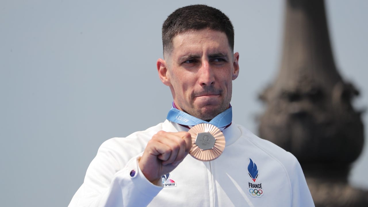 Leo Bergere Paris 2024 Olympic Games medal