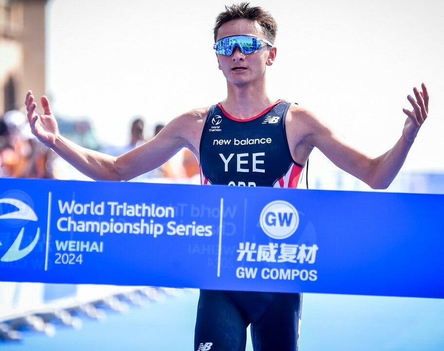 Alex Yee WTCS Weihai 2024 Finish Line