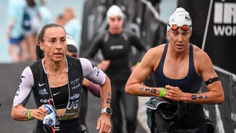 Anne Haug T1 IRONMAN World Championship Nice 2024 photo credit Getty Images for IRONMAN