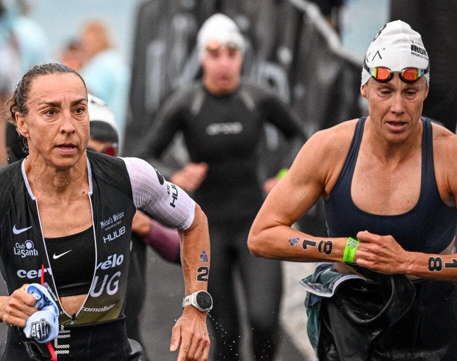 Anne Haug T1 IRONMAN World Championship Nice 2024 photo credit Getty Images for IRONMAN