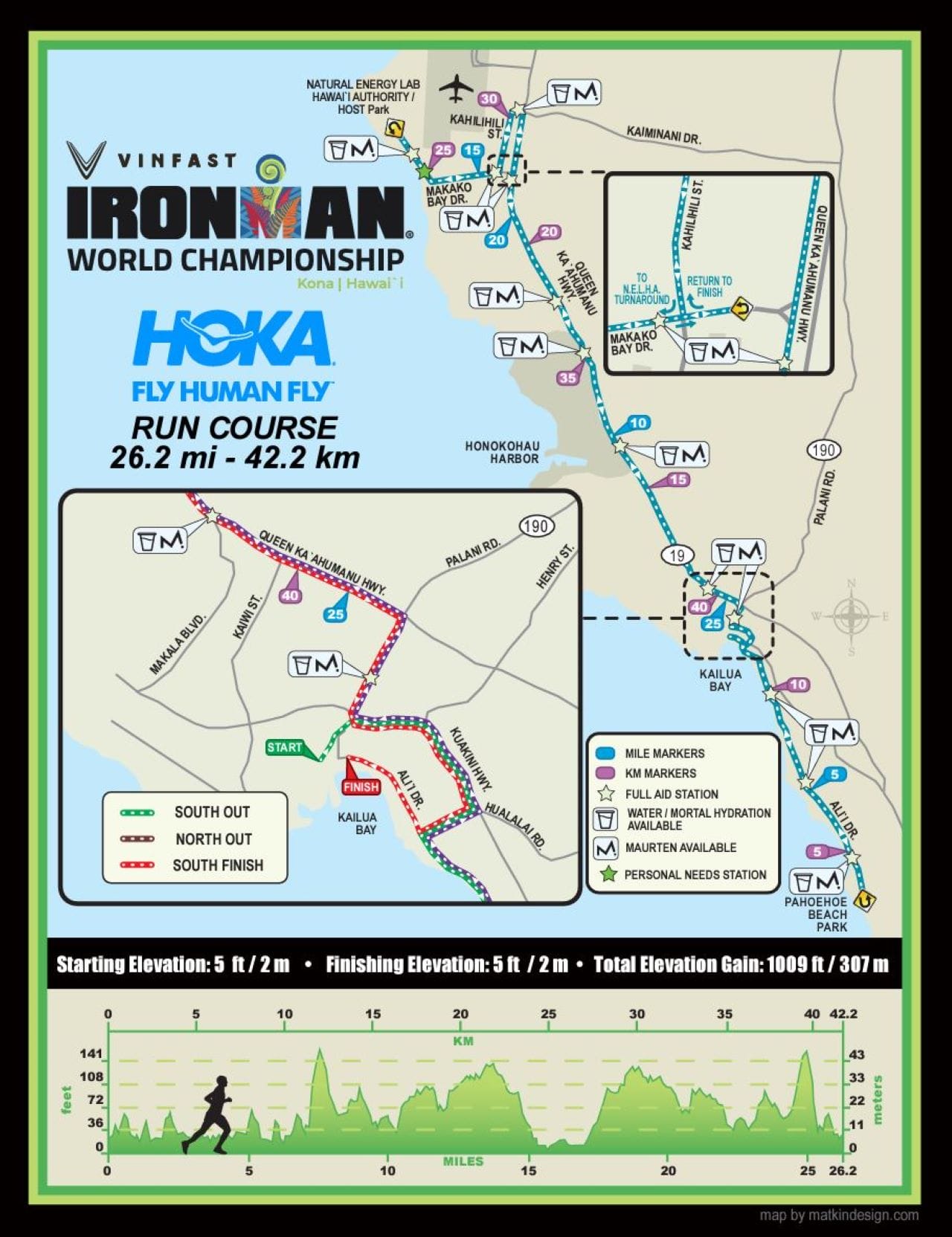 IMWC KONA RUN COURSE
