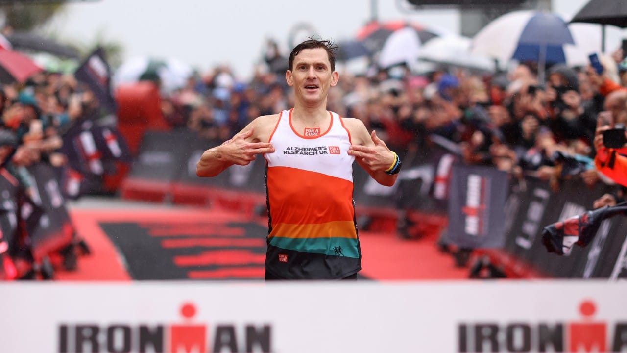 IRONMAN Wales 2024 Pete Dyson Overall Men Age Group Winner