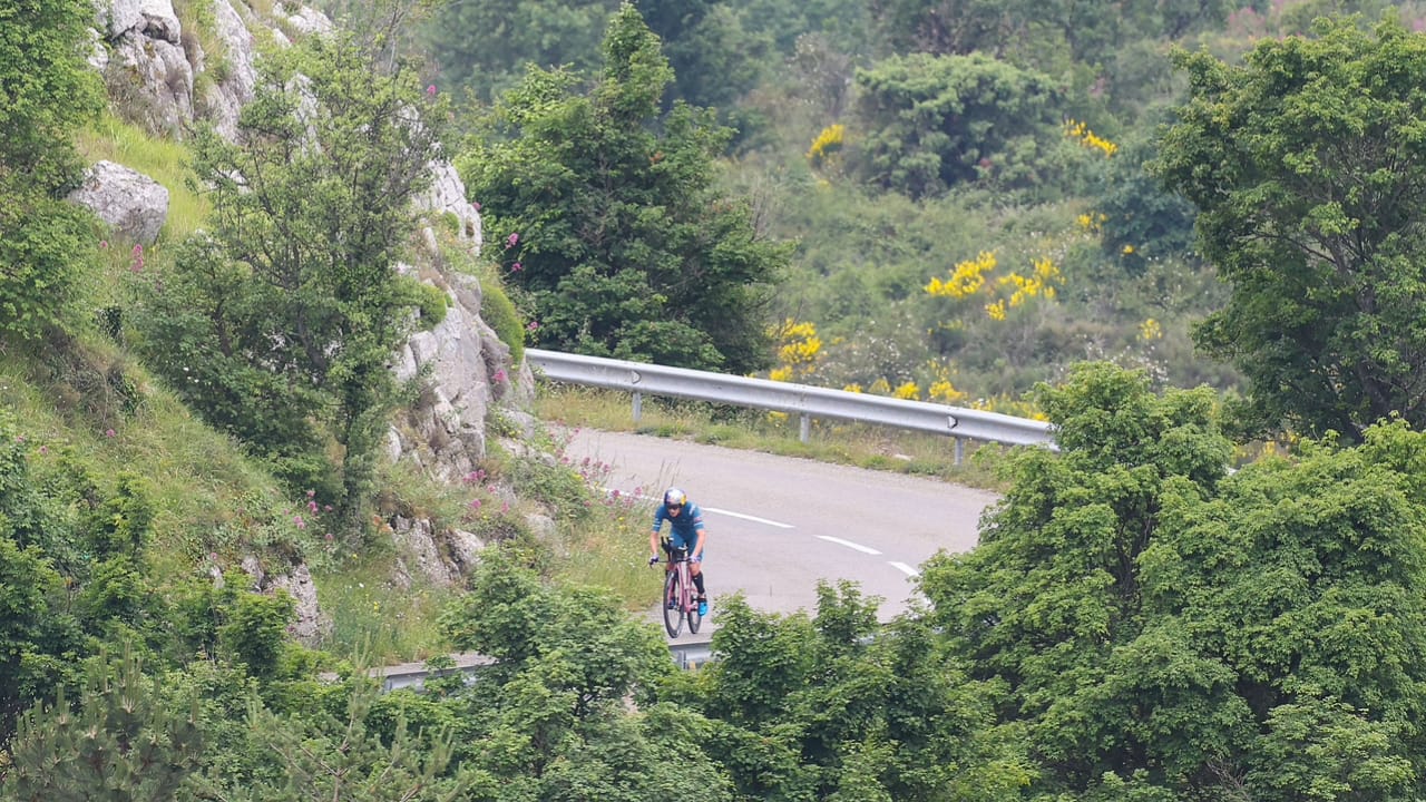 Lucy Charles-Barclay IRONMAN Nice bike course