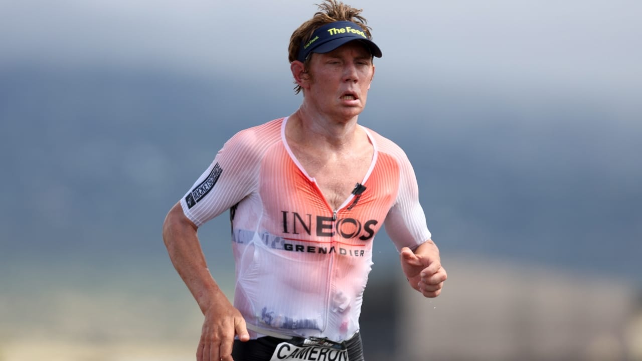 Cameron Wurf IRONMAN World Championship Kona 2024 run Photo credit: Getty Images for IRONMAN
